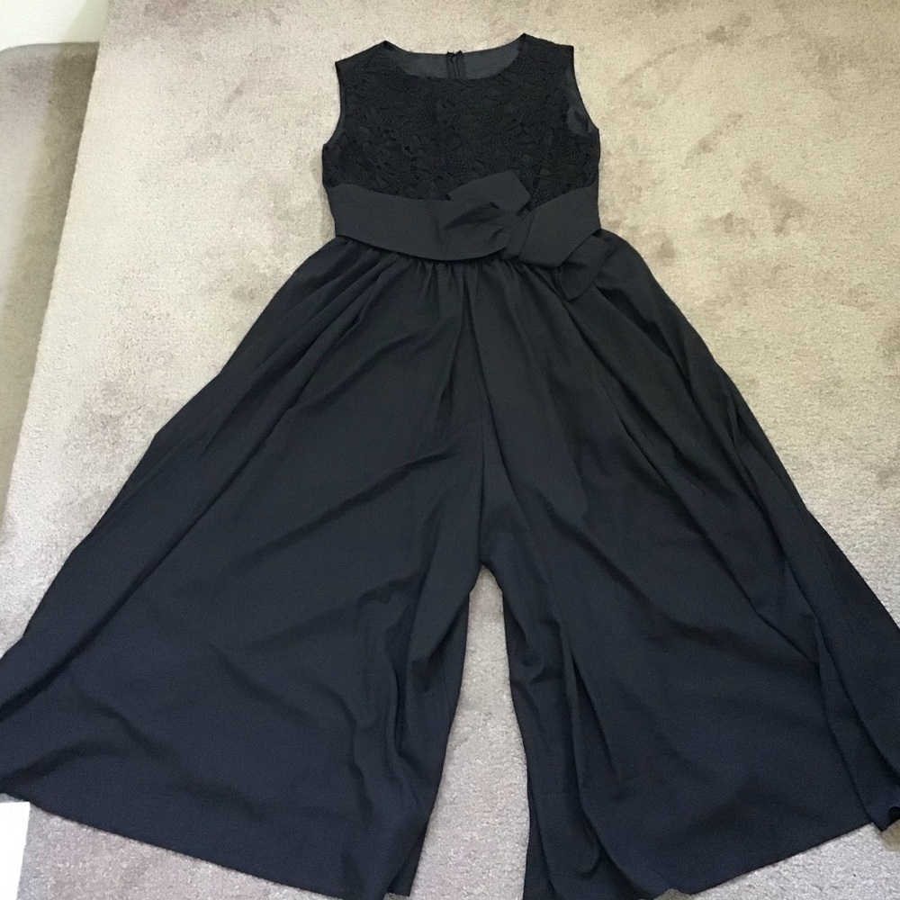 Black lace jumpsuit